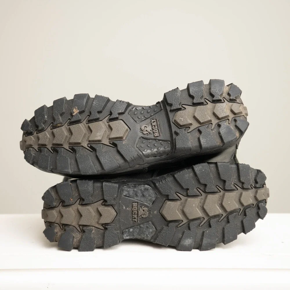 Rocky Alpha Force Waterproof Tactical Boots Black Size M5/W6.5 Utility‎ Law Duty